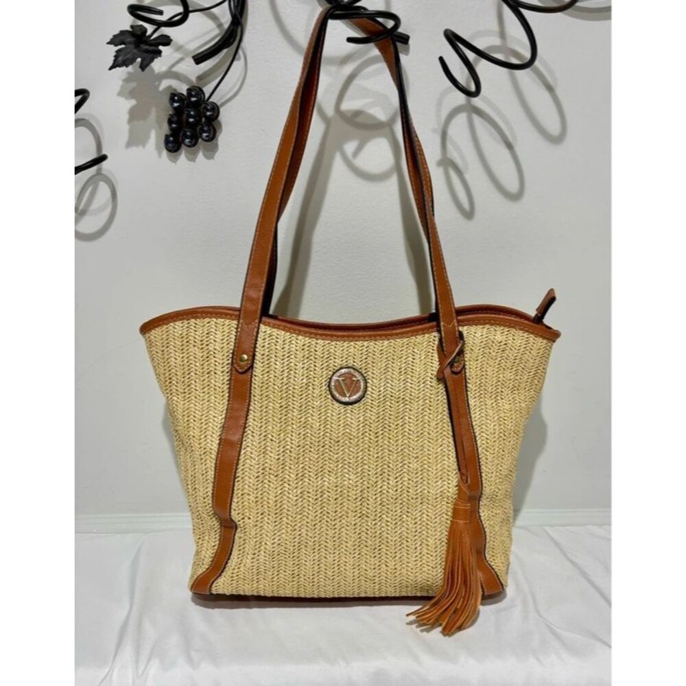 Vera New York Straw Tote Bag
